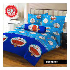 Tersedia berbagai motif baru seperti batik, motif bola, motif karakter kartun anak dan juga motif binatang. Lady Rose Bedcover Sprei Rumbai 180x200 Motif Doraemon Fly Ladyrose King 180 Kucing Robot Bc Shopee Indonesia