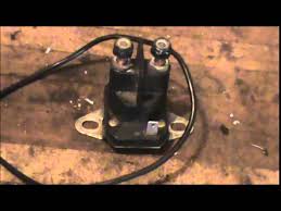 Wire two poles of control relay in series with contactor coil at line voltage. How To Test A Tractor Solenoid Youtube