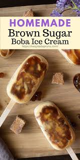 Brown Sugar Boba Ice Cream Bar Two Plaid Aprons Recipe In 2020 Icecream Bar Ice Cream Dessert Recipes