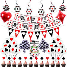 Your las vegas themed party needs a menu to match. Triangle Buntting Birthday Carnival Party Supplies Swirl Banner Cake Toppers Balloons For Casino Themed Party Decor Las Vegas Party Decorations Casino Birthday Party Decorations Supplies Kit Party Supplies Toys Games Agtcorp Com