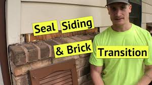 This article deals with siding made from thin bricks adhered to a wall with a grout, much like tile i will discuss these in a later article. Seal Siding And Brick Transition How To Youtube