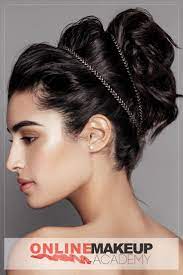 A Beautiful Hair Updo Created During Editorial Photoshoot By Online Makeup Academy Which Would Be Appropriate Online Makeup Online Makeup Courses Makeup Course