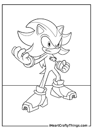Shadow hedgehog is always trying to best sonic. Shadow The Hedgehog Coloring Pages Updated 2021