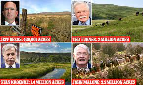 Los angeles rams owner stan kroenke has agreed to buy the historic waggoner ranch estate in vernon, texas. Who Owns The Most Land In America 50 Private Land Owners Who Control 31 Million Acres Daily Mail Online