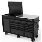 Heavy-Duty 63-inch W x 23-inch D 11-Drawer Tool Storage Chest Mobile Workbench with Flip-Top Stainless Steel Top in Matte Black H63MWC11FT Husky
