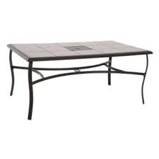 Sonoma Outdoors Coronado Tile Top Rectangular Dining Table Rectangular Dining Table Patio Table Patio Furniture