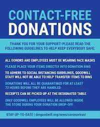 Coronavirus In Iowa Goodwill Begins Receiving Contact Free Donations At Select Locations