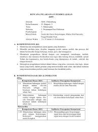Rpp pkn kelas 4 sd. Rpp Kelas 4 Sd Tema 5