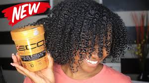New Eco Styler Gold Gel With Olive Oil Shea Butter Black Castor Flaxseed Video Black Hair Information Eco Hair Shea Butter Hair Natural Skin Hair