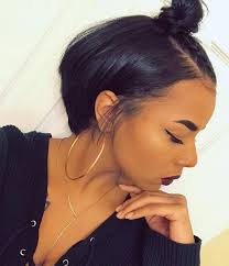 If simple style is your speed, you'll love that all it takes to style your black curly hair like this is a side part. Best Guide For Black Women With Natural Hair How To Care For Curly Hair More Thick Hair Styles Short Haircut Styles Hair Styles