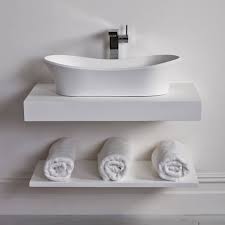 Available in an array of shapes and sizes, our stone countertop sinks inject hotel luxury into any space. Wall Hung Slimline Countertop Basin Shelf 800 Countertop Basin Bathroom Vanity Units Vanity Units