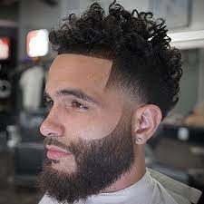 Maybe you would like to learn more about one of these? Low Mid Fade Line Up Long Curly Hair Beard Taper Fade Curly Hair Fade Haircut Curly Hair Styles