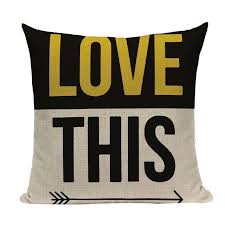 I buried my head under the darkness of the pillow and pretended it was night. Mustard Yellow Home Love Quote Sofa Throw Pillow Cases Cushion Covers Tiptophomedecor
