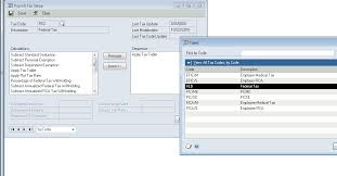 Payroll Tax Tables Needed Microsoft Dynamics Gp Forum