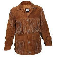 Tawny Suede Leather Jacket With Fringes Best Leather Jackets Fringe Leather Jacket High Quality Leather Jacket