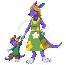 Sylvia is a kangaroo villager in the animal crossing series. A Wandering Masked Phantom Sylvia And Her Child One Of The Beginning