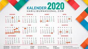 Jadwal Libur Dan Cuti Bersama Tahun 2020 16 Hari Libur Nasional Dan 4 Hari Cuti Bersama Sriwijaya Post
