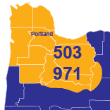 Downtown Portland Area Code Portland, Or Local Phone Numbers | Area Codes 503, 971