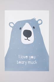 Poster Azul Oso Home H M Es Ayi Resimleri Hayvan Ilustrasyonlari Ayi Sanati