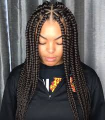 These add a difference in parting compared to regular box braids and can refresh your. Triangle Braid Styles You Ll Want To Try This Year Swivel Beauty