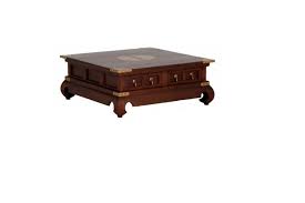Complementary to furnishings in any contemporary settings, this cocktail table is a fine example of ming style. Ct 4 Drawer Chinese Coffee Table 100 X 100 Cm Mahogany Matt Blatt