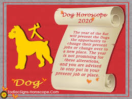 See characteristics of your astrological sign and unveil your personality traits. Dog Horoscope 2020 Chinese New Year 2020 For Dog Zodiac