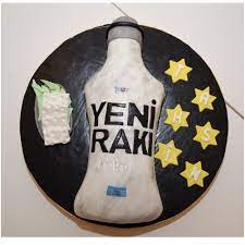 yetiskin dogum gunu yetiskin partisi dogum gunu pastasi rakili pasta birthday cake dogum gunu pasta pasta tasarimi
