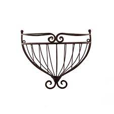 The small design measures 19'' high by 10'' wide and the large design measures 23'' high by 12'' wide. Large Wall Planter Decorative Metal Garden Wall Planterplatt Designs
