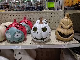 Cute mosaic tiles from menards. Nightmare Before Christmas Pumpkins Menards Halloween 2019 Jack Sally And Oogie Boogie