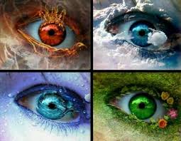 4 Elements Change Your Eye Color Earth Air Fire Water Water Shapes