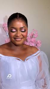 Ester's Stunning White Wedding Look By Tray Art Gh