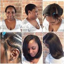Some Of My Clients Prefer A More Natural Length With Their Sew In Hair Weave Like This Classy Sty Weave Hairstyles Short Hair Styles Sew In Weave Hairstyles