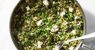 One Pan Orzo With Spinach And Feta Recipe Recipe Spinach And Feta Feta Recipes Feta