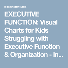 Executive Function Visual Charts For Kids Struggling With