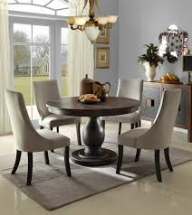 10 diy dining table ideas for how to build your own table. 2466 48 5 Pc Dandelion Collection Distressed Dark Brownish Grey Finish Round Dining Table Set