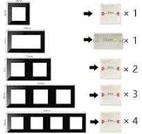 Single/Double/Triple/Quadruple Black Glass Panel Frame, Wall Power Socket  Rocker Light Switch Module Part DIY Free Combination - AliExpress 13