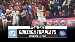 Gonzaga remains entrenched at no. No 2 Gonzaga Basketball Top Plays Vs North Carolina 2019 20 Stadium Youtube