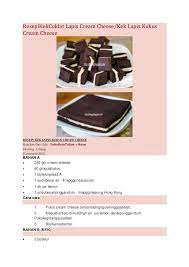 Kek coklat moist tanpa telur Resepi Kek Coklat Lapis Cream Cheese