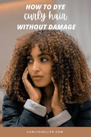 This easy style has an edgy, fresh feel to it that never fails to get noticed. How To Dye Curly Hair At Home Without Damage Curly Girl Life
