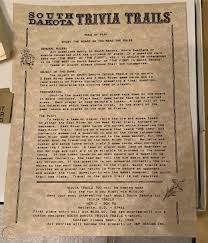 Rd.com knowledge facts you might think that this is a trick science trivia question. South Dakota Trivia Trails 1985 J Amp P Design Board Game New Rare Game Cool Find 3848158626