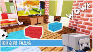 Usable chair without mods minecraft project. Minecraft How To Make A Bean Bag Minecraft Map