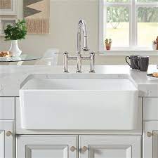 Shop the best selection of 30 inch farmhouse sinks at annie & oak! Blanco Cerena Farmhouse Kitchen Sink Single Bowl 30 In Ceramic Fireclay White 401428 Rona