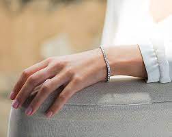 1/2 carat natural diamond bracelet, platinum overlay, 7 inches long. How To Buy A Diamond Tennis Bracelet Jewelry Guide