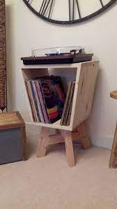 Pin By Craig Keys On Turntable And Lp Storage Ideas Vinyl Storage Turntable Stand Record Player Stand Diy