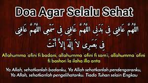 There is no god but you. Allahumma Afini Fi Badani Allahumma Afini Fi Sam I Allahumma Afini Fi Bashori Doa Agar Selalu Sehat Youtube