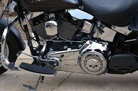 My Fatboy With Willie G Skulls Teresa Got Me For Christmas 1 Fatboy Harley Davidson Harley
