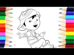 Printable colouring book for kids. Coloring For Kids Boboiboy Galaxy I The Movie I Air Youtube