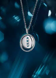 Contemporary diamond jewelry for women and luxury jewelry for men combining titanium and diamond. Lucky Move By Messika Paris Gold And Diamond Luxury Jewels