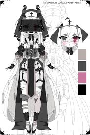 Demon Nun Adoptable Closed By As Adoptables On Deviantart Anime Character Drawing Demon