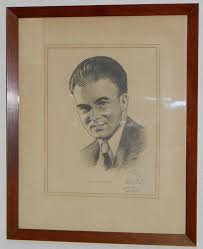 ERWIN L. HESS SELF-PORTRAIT FOR "HONEY BUNCH"